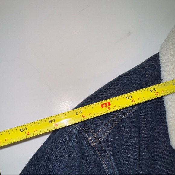 Gap Men’s 1969 icon sherpa-lined denim jacket M - Picture 8 of 14